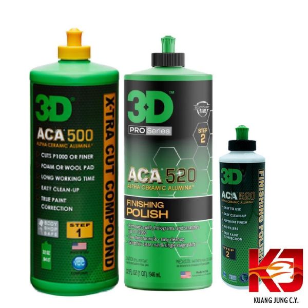 ⋄蠟妹緹緹⋄ 3D ACA 500 粗拋 520 細拋 新世代拋劑 拋光劑 高效率 專業首選 拋光劑,粗拋,細拋,專業首選
