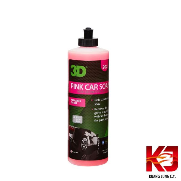 ⋄蠟妹緹緹⋄ 3D PINK CAR SOAP 粉紅洗車精 中性 高發泡 清潔劑 16oz 1加侖 洗車精,中性,高發泡,清潔劑