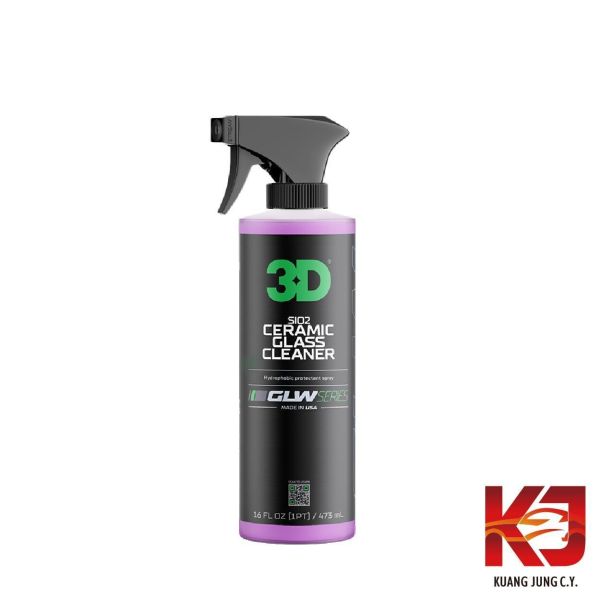 ⋄蠟妹緹緹⋄ 3D GLW系列 SiO2 Ceramic Glass Cleaner 陶瓷 玻璃清潔劑 潑水劑 16oz 64oz 3D,除臭,去味劑