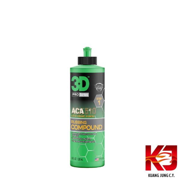 ⋄蠟妹緹緹⋄ 3D ACA 510 Premium Rubbing Compound 高效率 粗拋劑 水性 拋光劑 清潔蠟,車蠟,清潔,拋光,保護