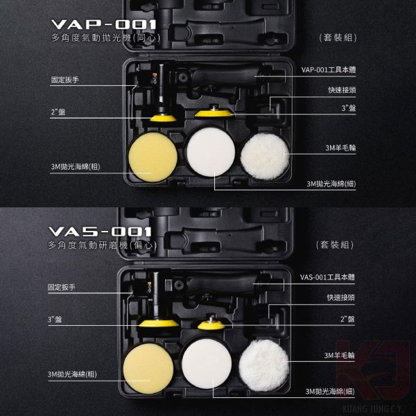 ⋄蠟妹緹緹⋄ 【預購優惠】VORTEK 多角度氣動拋光機(同心/偏心) 