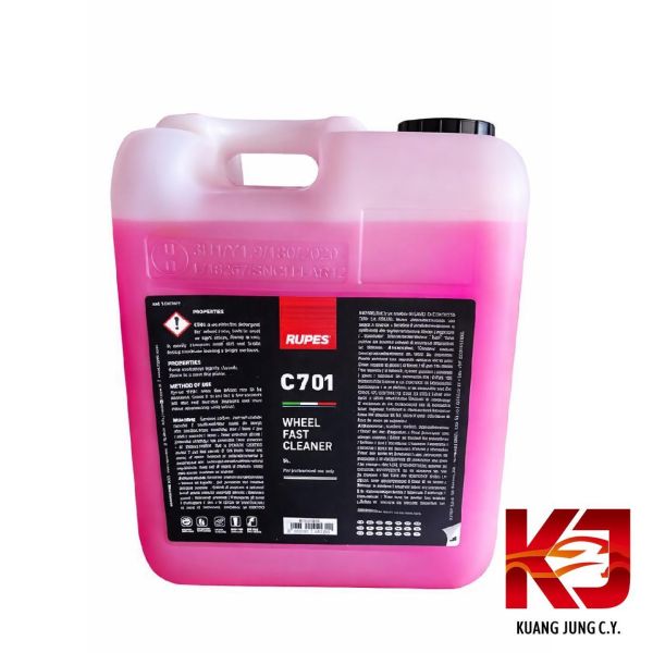 ⋄蠟妹緹緹⋄ RUPES C701 濃縮 去鐵粉 鋁圈清潔劑 5L 分裝1L RUPES,義大利,拋光劑,粗拋,DA,高亮度,高切削力