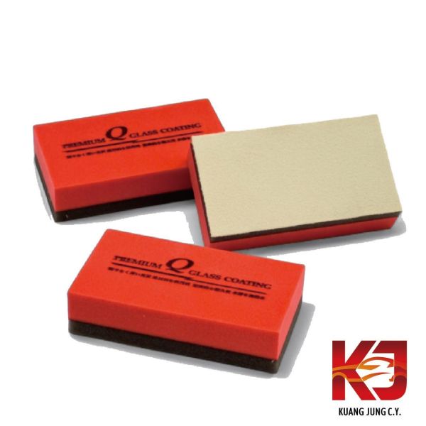 ⋄蠟妹緹緹⋄ Q-GLYM 鍍膜海綿 鍍膜綿 9*5*2.1 公分 單個 下蠟布,纖維布,吸水布