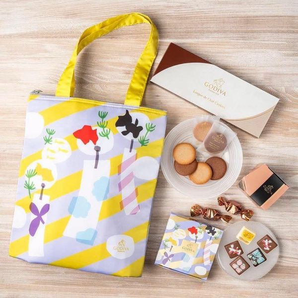 GODIVA  夏日限定「日本之夏」綜合巧克力保冷托特禮盒 GODIVA  夏日限定「日本之夏」綜合巧克力保冷托特禮盒