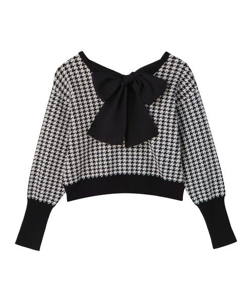 日本MARY QUANT 後背織帶針織套頭衫 日本MARY QUANT 後背織帶針織套頭衫