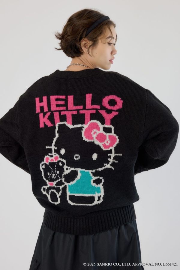 日本 KITTY 聯名款 開襟羊毛衫 日本 KITTY 聯名款 開襟羊毛衫