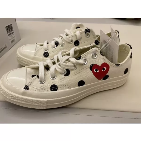 川久保玲 converse 聯名點點高、低筒帆布鞋 川久保玲 converse 聯名點點高、低筒帆布鞋