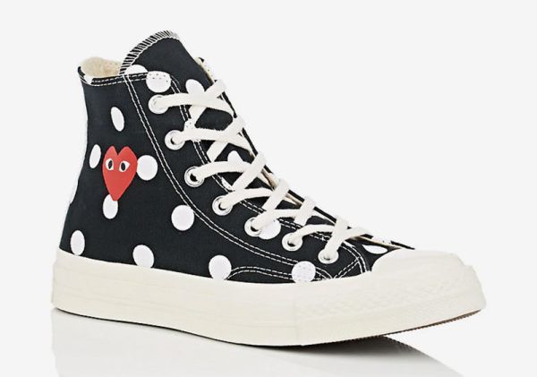 川久保玲 converse 聯名點點高、低筒帆布鞋 川久保玲 converse 聯名點點高、低筒帆布鞋