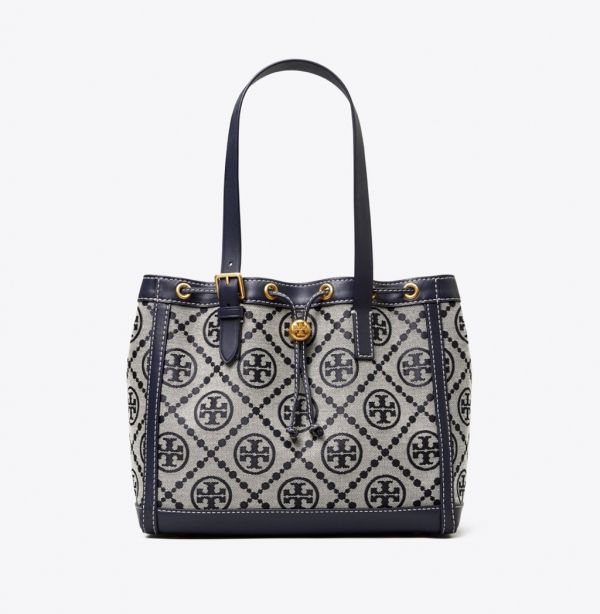 TORY BURCH T MONOGRAM 緹花小托特包 TORY BURCH Tote