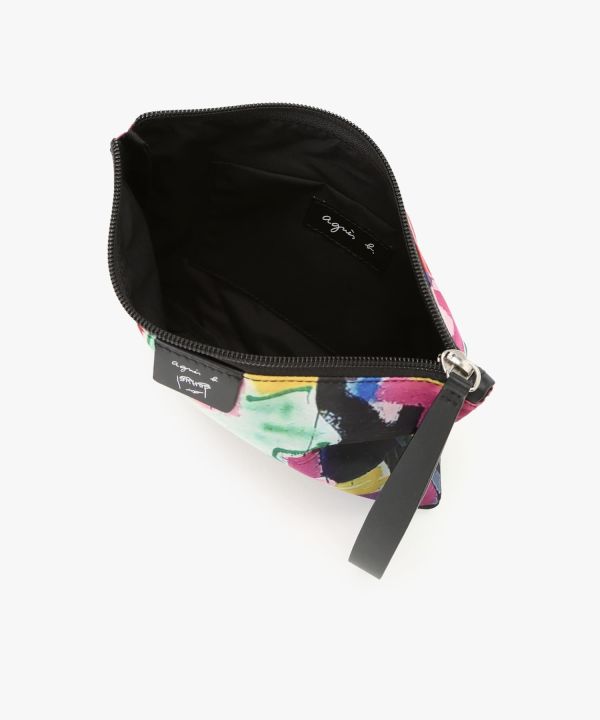 日本 agnès b. 藝術家普普風手拿包(售價已折) 日本 agnès b. 藝術家普普風手拿包