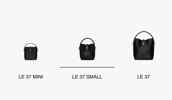日本 YSL Le 37亮面皮革小型手袋水桶包 日本 YSL Le 37亮面皮革小型手袋水桶包
