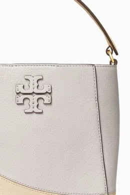 日本Tory Burch 牛皮拼色水桶包 日本Tory Burch 牛皮拼色水桶包