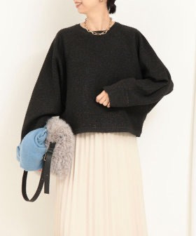 日本NOLLEY'S MALL 《套裝商品》米蘭羅紋多爾曼針織衫+圍巾SET 日本NOLLEY'S MALL 《套裝商品》米蘭羅紋多爾曼針織衫+圍巾SET