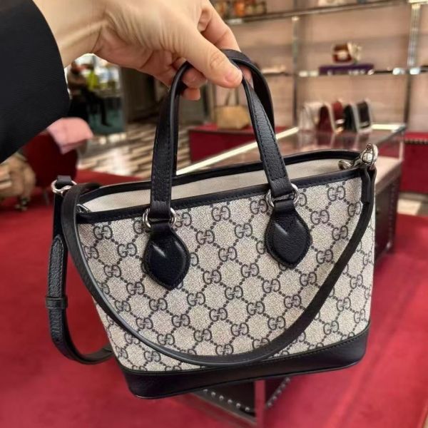 日本Gucci Ophidia 皮革飾邊托特肩背包(售價已折) 日本Gucci Ophidia 皮革飾邊托特肩背包