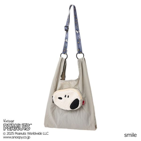 日本snoppy史努比花生漫畫 ROOTOTE 可翻轉可折疊購物袋 日本snoppy史努比花生漫畫 ROOTOTE 可翻轉可折疊購物袋