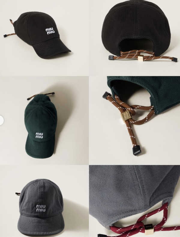 日本Miu Miu 牛仔棒球帽 日本Miu Miu 牛仔棒球帽