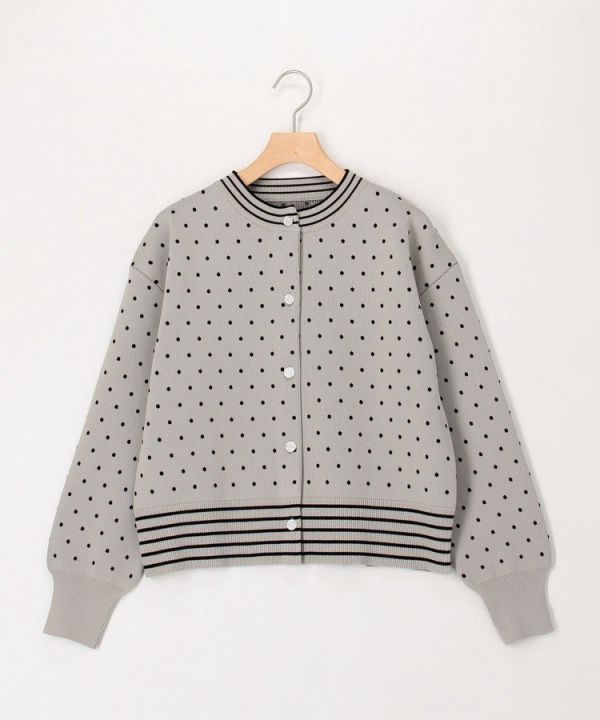 日本NOLLEY'S MALL 《對應設定》艾斯特針織圓點開衫 日本NOLLEY'S MALL 《對應設定》艾斯特針織圓點開衫