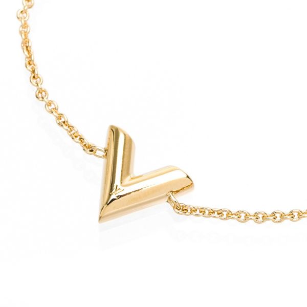 日本LOUIS VUITTON 路易威登 LV 金色V字型 手鍊 日本LOUIS VUITTON 路易威登 LV 金色V字型 手鍊