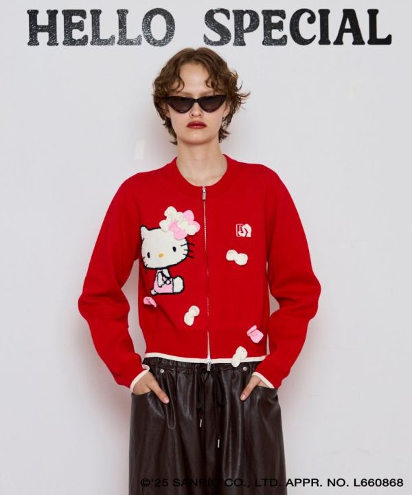 日本HELLO KITTY × MAISON SPECIAL HELLO KITTY Knit Pullover針織罩衫 日本HELLO KITTY × MAISON SPECIAL HELLO KITTY Knit Pullover針織罩衫
