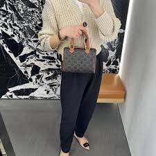 日本CELINE TRIOMPHE帆布小牛皮波士頓包(新款) 日本CELINE TRIOMPHE帆布小牛皮波士頓包(新款)