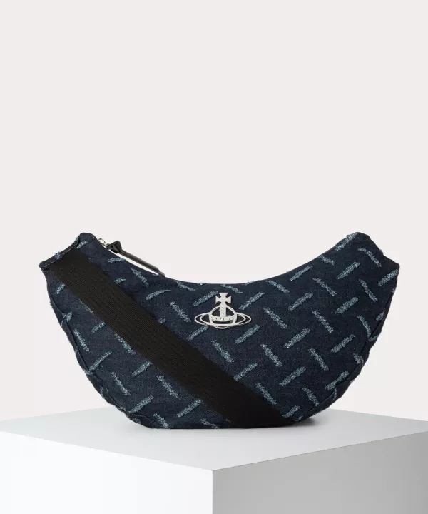 日本Vivienne Westwood 破洞牛仔布 CLARA 單肩包 日本Vivienne Westwood 破洞牛仔布 CLARA 單肩包