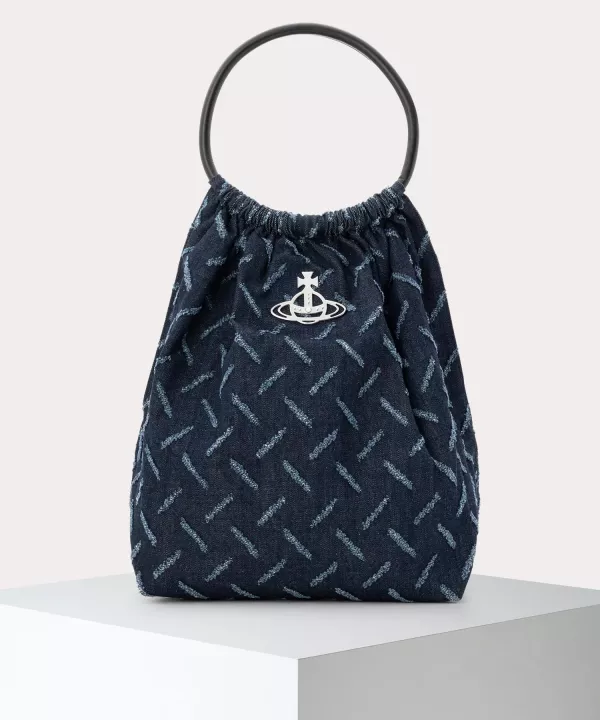 日本Vivienne Westwood 破洞牛仔布 CLARA 單肩包 日本Vivienne Westwood 破洞牛仔布 MOLLY 肩背包 L