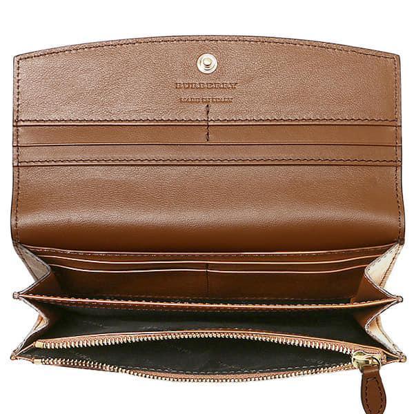 現貨特價BURBERRY House 格紋拼接皮革扣式長夾(售價已折) 日本代購,BURBERRY,House ㄝ長夾