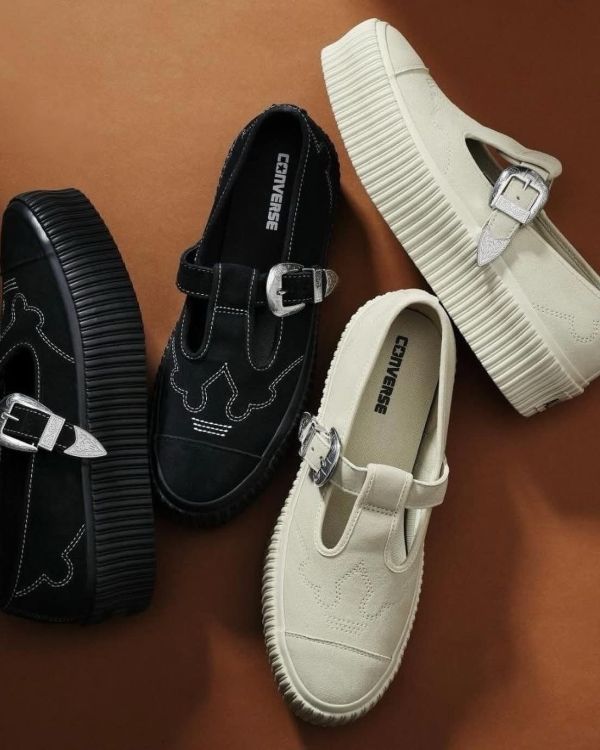 日本CONVERSE 西部風格的瑪莉珍鞋 日本CONVERSE 西部風格的瑪莉珍鞋
