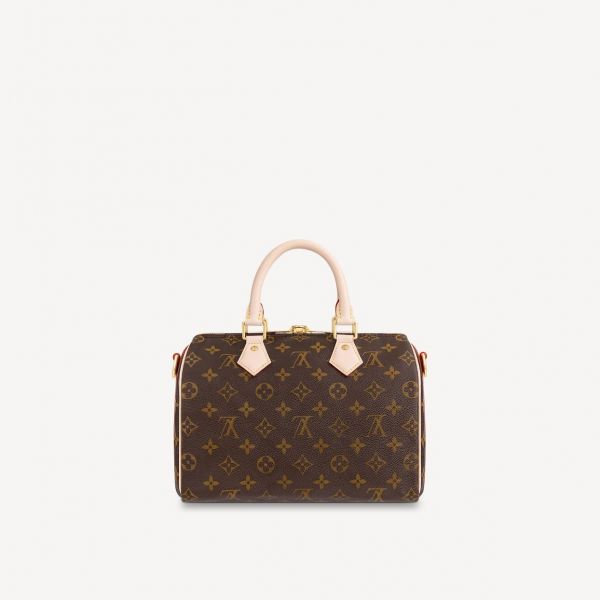 LOUIS VUITTON  LV M41113 經典Monogram SPEEDY 25 手提/斜背波士頓包 LOUIS VUITTON  LV M41113 經典Monogram SPEEDY 25 手提/斜背波士頓包