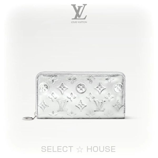 日本限定LV M26771﻿銀色拉鍊長夾 日本限定LV M26771﻿銀色拉鍊長夾