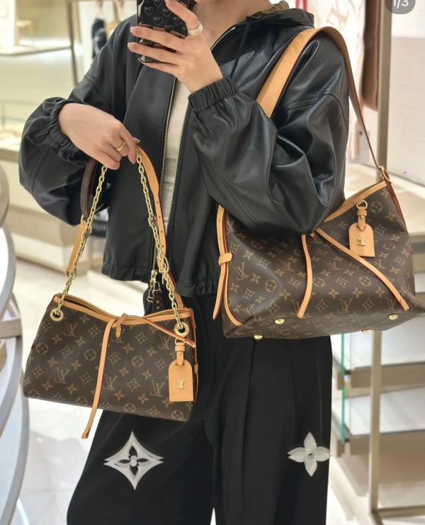日本LV CARRYALL BB M13014金鏈條斜背包 日本LV CARRYALL BB M13014金鏈條斜背包