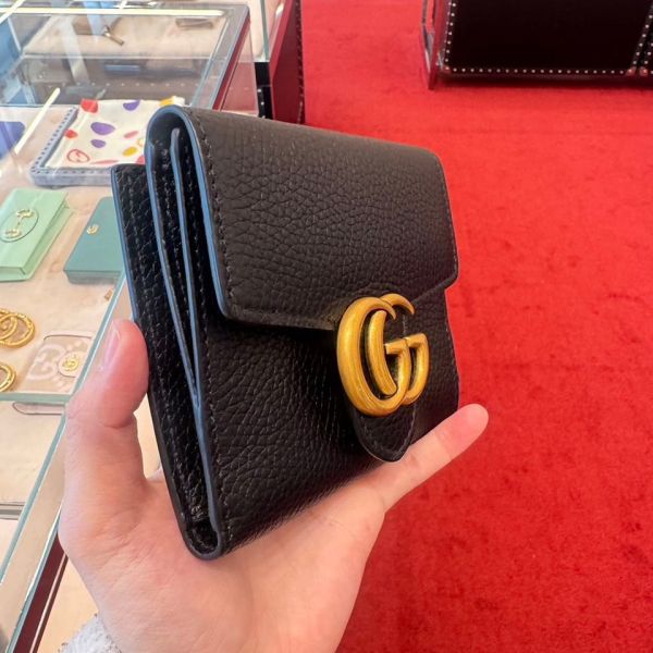 現貨GUCCI GG logo對折零錢包短夾 GUCCI GG logo對折零錢包短夾