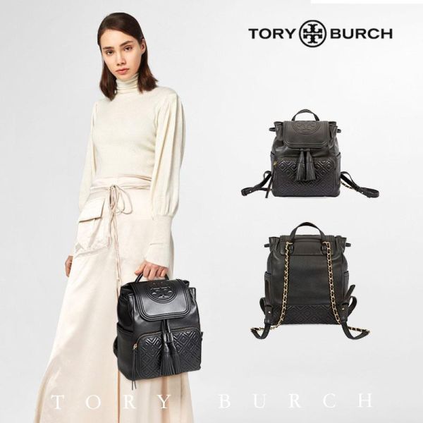 特價Tory Burch fleming 流蘇鍊條2way後背包(售價已折) 日本代購,Tory Burch,牛皮.後背包