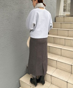 日本NOLLEY'S MALL 《套裝商品》米蘭羅紋多爾曼針織衫+圍巾SET 日本NOLLEY'S MALL 《套裝商品》米蘭羅紋多爾曼針織衫+圍巾SET