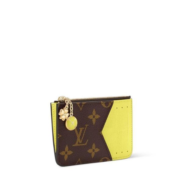 日本限定LOUIS VUITTON LV M27770 卡片零錢夾四葉草 日本限定LOUIS VUITTON LV M27770 卡片零錢夾四葉草