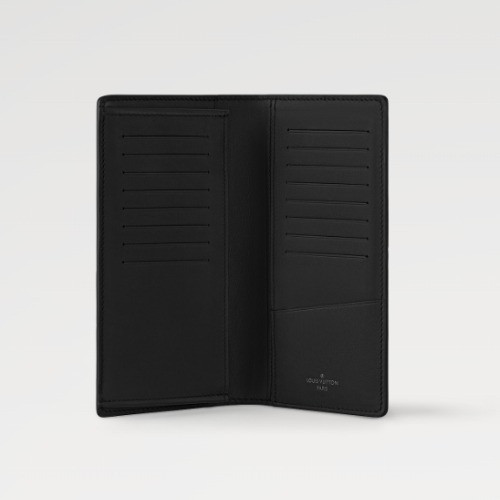 日本 LOUIS VUITTON 路易威登 M62900 Brazza 小牛皮烙印LOGO對開長夾.黑 日本 LOUIS VUITTON 路易威登 M62900 Brazza 小牛皮烙印LOGO對開長夾.黑