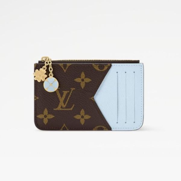 日本限定LOUIS VUITTON LV M27770 卡片零錢夾四葉草 日本限定LOUIS VUITTON LV M27770 卡片零錢夾四葉草