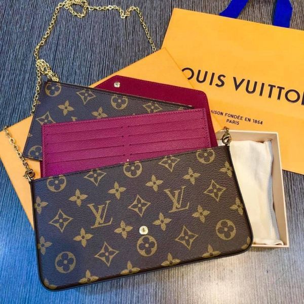 LOUIS VUITTON LV M81896 WOC 金鍊三合一斜背包 LOUIS VUITTON LV M61276 WOC 金鍊三合一斜背包