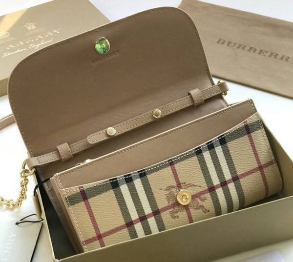 現貨特價BURBERRY House 格紋拼皮革WOC長夾包II款(售價已折) BURBERRY,House  格紋拼皮革WOC長夾包