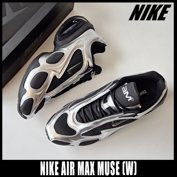 日本 Nike Air Max Muse銀黑舒適休閑鞋 日本 Nike Air Max Muse銀黑舒適休閑鞋