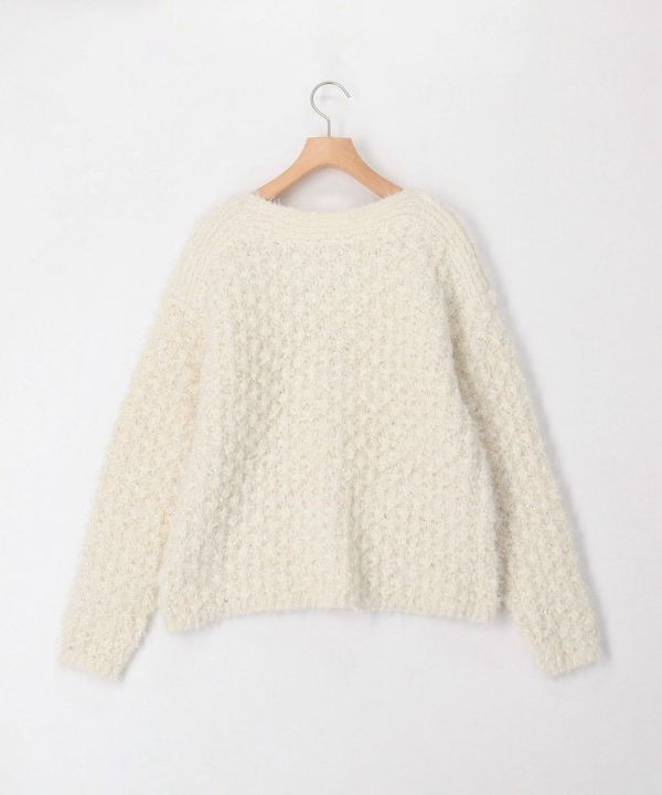 日本NOLLEY'S MALL 拉美花羽毛商城2WAY領套頭針織衫 日本NOLLEY'S MALL 拉美花羽毛商城2WAY領套頭針織衫