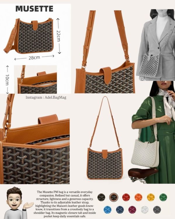 2026新款 Goyard Musette 斜背包 2026新款 Goyard Musette 斜背包