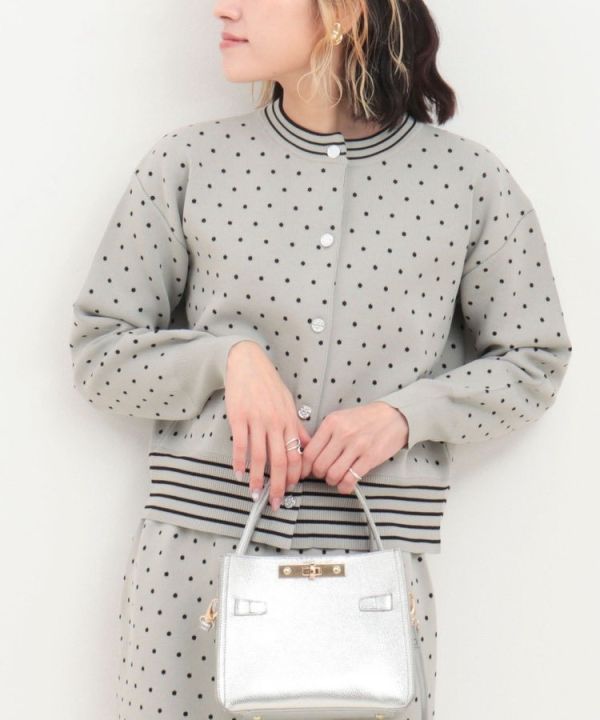 日本NOLLEY'S MALL 《對應設定》艾斯特針織圓點開衫 日本NOLLEY'S MALL 《對應設定》艾斯特針織圓點開衫