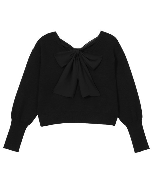 日本MARY QUANT 後背織帶針織套頭衫 日本MARY QUANT 後背織帶針織套頭衫