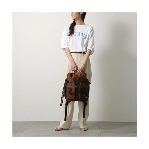 日本marimekko Everything Backpack L Unikko印花後背包藍色大號 日本marimekko マリメッコ Everything Backpack  I Unikko 背包藍色大號