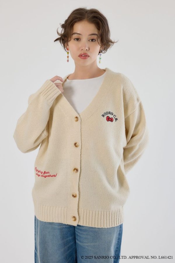 日本 KITTY 聯名款 開襟羊毛衫 日本 KITTY 聯名款 開襟羊毛衫