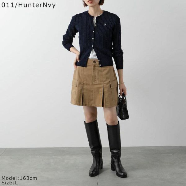 日本Polo Ralph Lauren 刺繡LOGO麻花針織開釦衫 日本Polo Ralph Lauren 刺繡LOGO麻花針織開釦衫