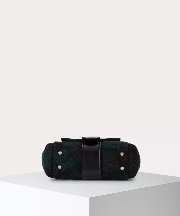 日本Vivienne Westwood 哈里斯花呢格紋榛果寶藏手提包 日本Vivienne Westwood 哈里斯花呢格紋榛果寶藏手提包