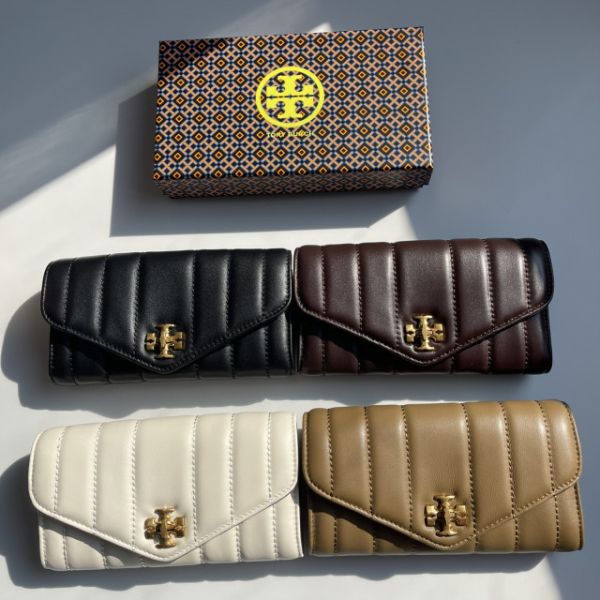 TORY BURCH KIRA绗缝羊皮信封式鎖扣長夾(售價已折) TORY BURCH KIRA绗缝羊皮信封式鎖扣長夾