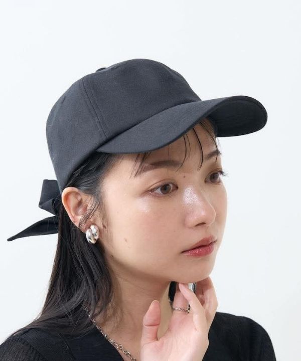 日本Back ribbon cap帽 後蝴蝶結棒球帽 日本Back ribbon cap帽 後蝴蝶結棒球帽